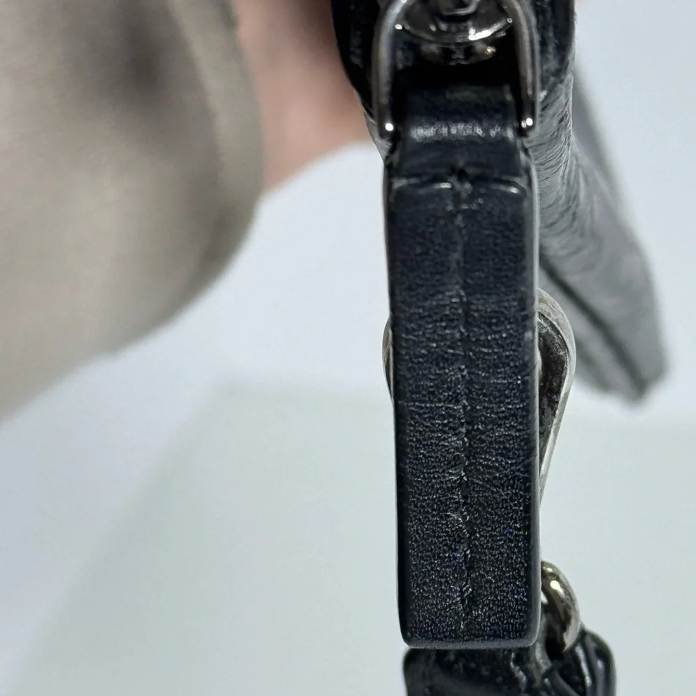 MCM Black Wristlet Clutch